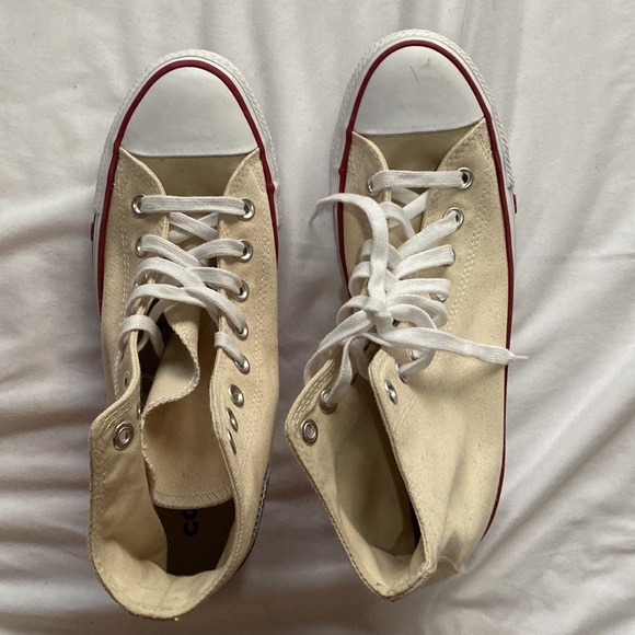 Converse CTAS Hi Natural/White/Garnet - Picture 2 of 4